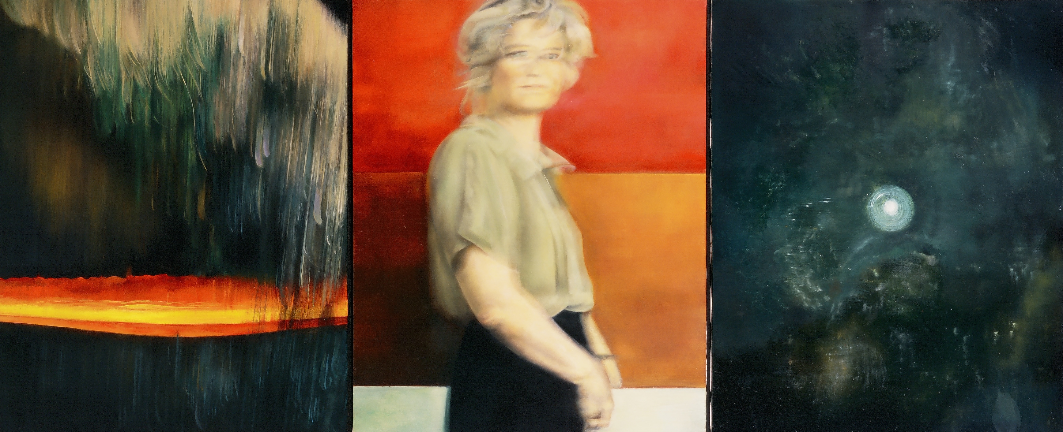 Mother, 82x200cm,Oil on linen